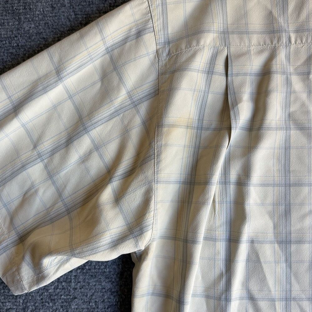 Tommy Bahama Men’s Size M 100% Silk Camp Shirts Lot of 3 Hawaiian Floral Plaid - Picture 10 of 16